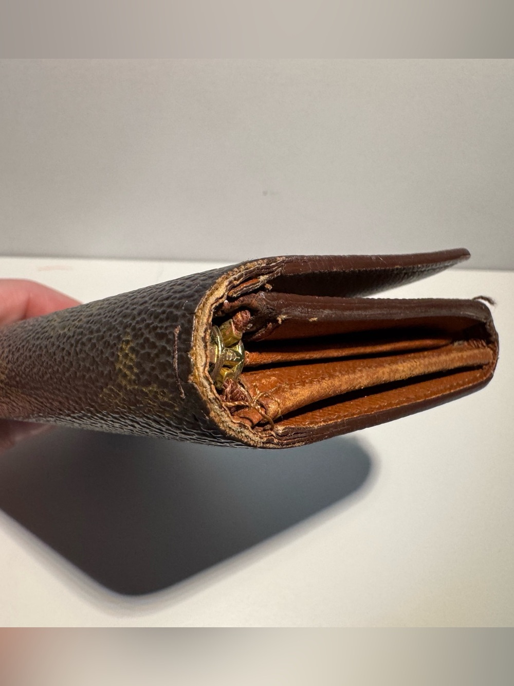 Louis Vuitton Brown Monogram Compact Wallet - Picture 6 of 15